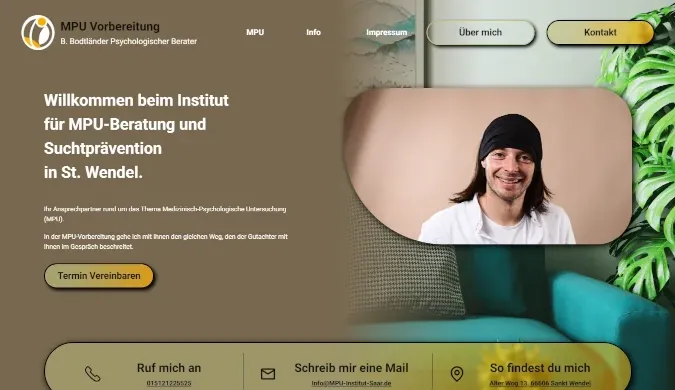 Beispiel für individuelles Webdesign und Webentwicklung